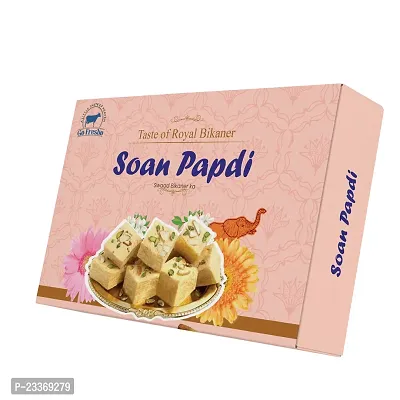 gofresho Soan Papdi, Indian Sweets Diwali Gift Pack  400G-thumb0