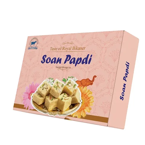 gofresho Soan Papdi, Indian Sweets Diwali Gift Pack  400G