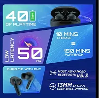 Modern Bluetooth 5.1 Noise Canceling In Ear Earbuds With Mic-thumb1