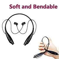 Hbs 730 Bluetooth Earphone Wireless Headphones Designed Headset for Mobile Phone Sports Stereo Jogger, Running, Gyming. with Mic Stereo Neckband for All Smartphones.-thumb3