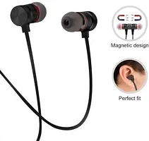 Wireless Sport Magnet Bt Best For Running And Gym Compatible Bluetooth Headset With Mic Red In The Ear-thumb2