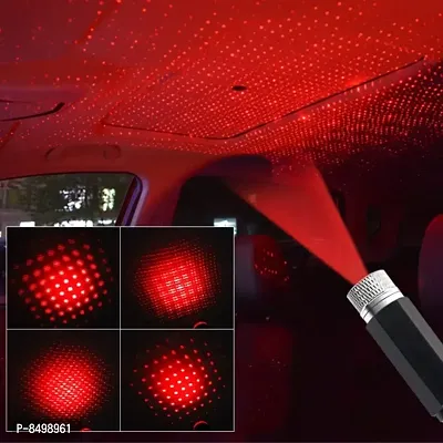 USB Laser Light for Car Portable Ambient Star Light for Car and Decoration(Multicolour-thumb2