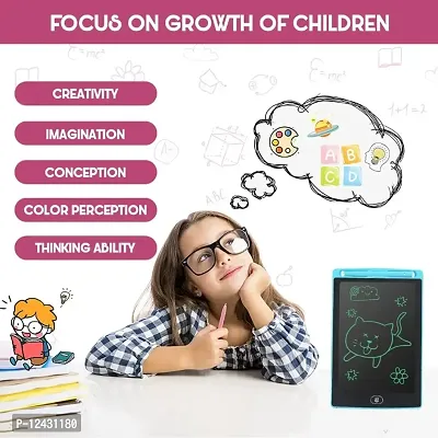boat LCD Writing Tablet for Kids (8.5 Inch) Pad, Tab, Drawing Tablet Gift Toys Board Digital E Note Magic Slate Drawing Tablet Gift for Kids and Adults, Best Birthday Gift for Girls  Boys, Multicolor-thumb2