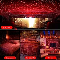 Auto Roof Star Projector Lights, USB Portable Adjustable Flexible Interior Car Night Lamp Decorations with Romantic Galaxy Atmosphere fit Car, Ceiling, Bedroom, Party and More-thumb2