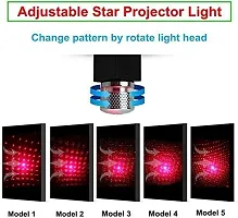 USB Roof Star Projector Lights with 3 modes, USB Portable Adjustable Flexible Interior Car Night Lamp Decor with Romantic Galaxy Atmosphere fit Car, Ceiling, Bedroom, Party (PlugPlay, Purple))-thumb3