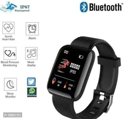 Boat Bluetooth Smart Watch For Men Women Girls Boys Kids Id116 Fitness Watch With Heart Rate Sleep And Pedometer Monitoring Feature Rich Activity Tracker-thumb0