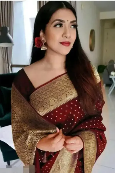 Must Have Cotton Silk Saree with Blouse piece 