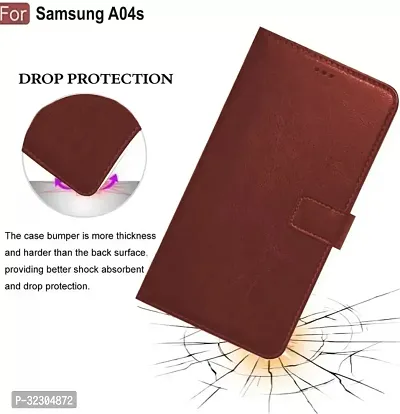 Stylish Flip Cover for Samsung Galaxy A04s-thumb2