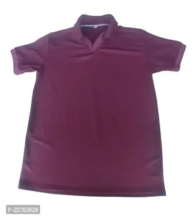 Solid Polo T-Shirt for Men Wrinkle-Free with Colour Soft  Breatheable Rich Cotton Blend