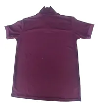 Solid Polo T-Shirt for Men Wrinkle-Free with Colour Soft  Breatheable Rich Cotton Blend-thumb1