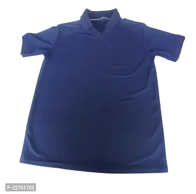 Solid Polo T-Shirt for Men Wrinkle-Free with Colour Soft  Breatheable Rich Cotton Blend-thumb0