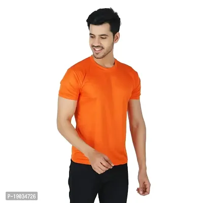 trending solid round neck tshirts-thumb0