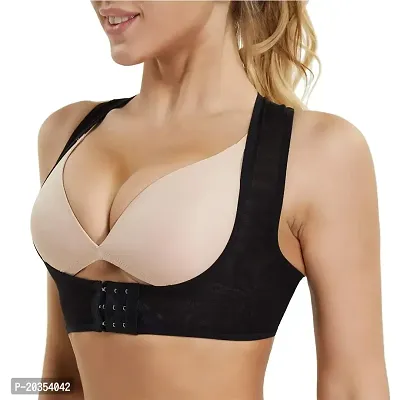 Buy Joyshaper Chest Brace Up for Women Posture Corrector Shapewear Tops  Breast Support Bra Top X Strap Bras (Black-1, Medium) Online In India At  Discounted Prices