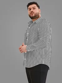 Stylish Cotton Striped Casual Shirt for Men-thumb3