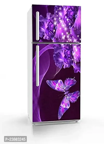 Psychedelic Collection Vinly HD 3D DesingDecorative Extra Large PVC Vinyl Fridge Sticker (Multicolor, 60 cm X 160 cm)_PCFS95_WP-thumb0