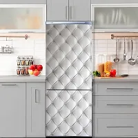 Psychedelic Collection Ornament Symmetry Texture Mapping Pattern metalDecorative Extra Large PVC Vinyl Fridge Sticker (Multicolor, 60 cm X 160 cm)_FD984_WP-thumb3