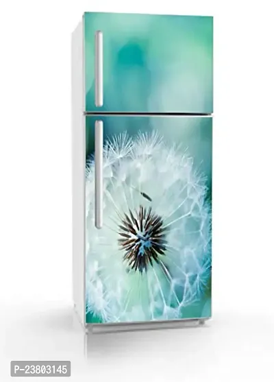 Psychedelic Collection Vinly 3D FlowerDecorative Extra Large PVC Vinyl Fridge Sticker (Multicolor, 60 cm X 160 cm)_PCFS85_WP-thumb0