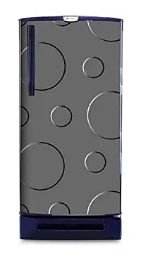 Advait Designs 3D circuler Design with Dark Silver Background Wallpaper Poster Adhesive Extra Large Decorative Fridge Sticker (PVC Vinyl Covering Area 61cm X 160cm )-MFN-thumb1