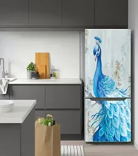 Trendy Fridge Sticker Beautiful Peacock Sticker For Fridge Wrap Decorative Sticker (Pvc Vinyl 60X160)-Psypcfs329-thumb3