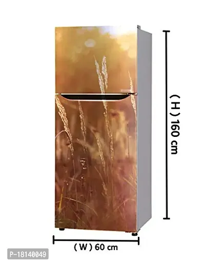 Trendy Abstract Nature Sunset Fridge Wallpaper Poster Adhesive Vinyl Sticker Fridge Wrap Decorative Sticker (Pvc Vinyl Covering Area 60Cm X 160Cm)-thumb3