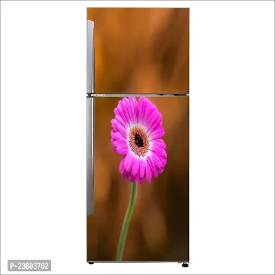 Psychedelic Collection Aster flowerDecorative Extra Large PVC Vinyl Fridge Sticker (Multicolor, 60 cm X 160 cm)_FD680_WP-thumb0