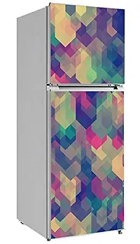 Psychedelic Collection Vinly HD 3D DesingDecorative Extra Large PVC Vinyl Fridge Sticker (Multicolor, 60 cm X 160 cm)_PCFS123_WP-thumb3