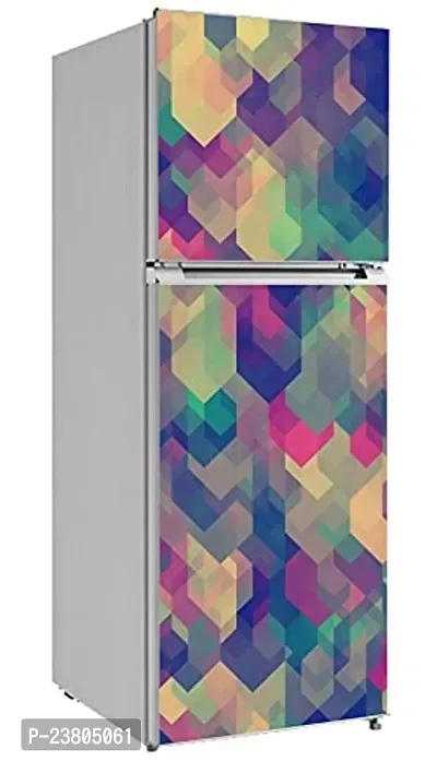 Psychedelic Collection Vinly HD 3D DesingDecorative Extra Large PVC Vinyl Fridge Sticker (Multicolor, 60 cm X 160 cm)_PCFS123_WP-thumb4