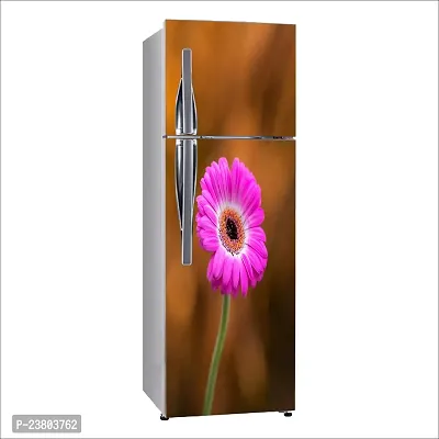 Psychedelic Collection Aster flowerDecorative Extra Large PVC Vinyl Fridge Sticker (Multicolor, 60 cm X 160 cm)_FD680_WP-thumb2