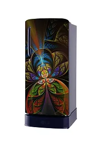 Trendy Abstract Design Colorfull Decorative Fridge Sticker Multicolor Vinyl 120X60-Sdpcfs442-thumb1