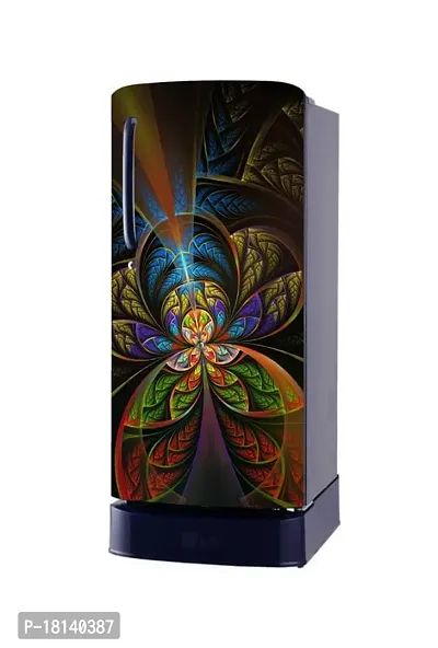 Trendy Abstract Design Colorfull Decorative Fridge Sticker Multicolor Vinyl 120X60-Sdpcfs442-thumb2