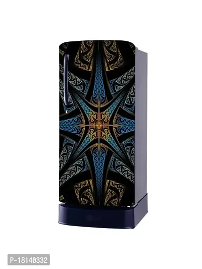 Trendy Abstract Design Colorfull Decorative Fridge Sticker Multicolor Vinyl 120X60-Sdpcfs440-thumb2