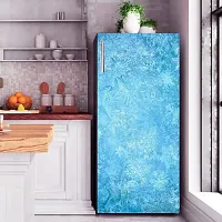 Psychedelic Collection Beautiful Colorfull Decorative Fridge Sticker (Multicolor PVC Vinyl 120x60)-thumb2