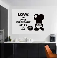 Psychedelic Collection - Multicolor Kitchen Loving Wall Sticker for Room, Office, Cafe-thumb1