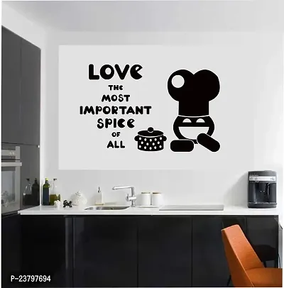 Psychedelic Collection - Multicolor Kitchen Loving Wall Sticker for Room, Office, Cafe-thumb2