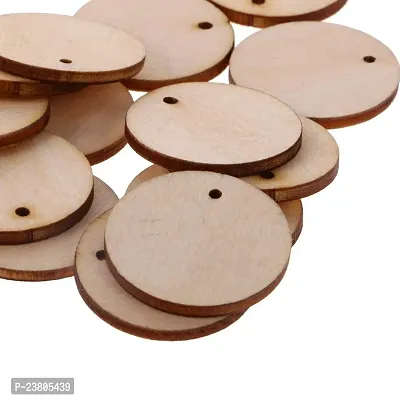 Psychedelic Collection Paintable Blank Wood Circles for DIY Decoration Wooden Laser Cut for Decoration DIY Prodcuts (Pack of 50)-thumb5