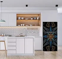 Trendy Abstract Design Colorfull Decorative Fridge Sticker Multicolor Vinyl 120X60-Sdpcfs440-thumb3