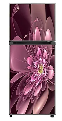 Advait Designs Purpel Flower Decorative Fridge Sticker Adhesive (PVC Vinyl Covering Area 60cm X 160cm)-thumb2