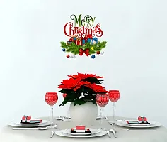 Trendy Decorative Merry Christmas With Gifts Decorative Pvc Vinyl Wall Sticker (Multicolor, 60 Cm X 86 Cm)Wd412Hk-thumb3