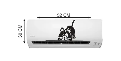 Trendy Multi Color Decorative Air Conditioner Sticker - Ac Stickerpcac215-thumb2