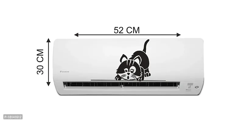 Trendy Multi Color Decorative Air Conditioner Sticker - Ac Stickerpcac215-thumb3