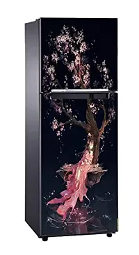 Trendy Abstract Decorative Under The Tree Princes 3D Wallpaper Poster Extra Large Fridge Sticker Double Single Door Decorative Fridge Sticker (Pvc Vinyl, Multicolor, 60 Cm X 160 Cm)-thumb1