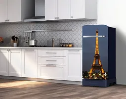 Psychedelic Collection - Vinly Eiffel Tower Decorate with Lighting Self Adhesive Vinyl Sticker Fridge wrap Decorative Sticker (PVC Vinyl Covering Area 60 cm X 160 cm )HK-thumb4