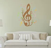 Trendy Creative Music Symbols Wall Sticker Multicolor Pvc Vinyl 75X70 Cm-thumb1