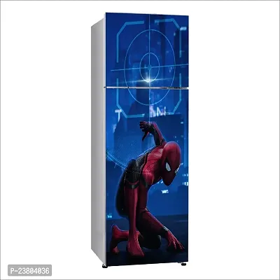 Psychedelic Collection Spider Man vs Doctor octopusDecorative Extra Large PVC Vinyl Fridge Sticker (Multicolor, 60 cm X 160 cm)_FD828_WP-thumb2