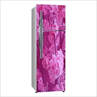 Trendy Cherry Blossoms Nature Flowerdecorative Extra Large Pvc Vinyl Fridge Sticker (Multicolor, 60 Cm X 160 Cm)-thumb1