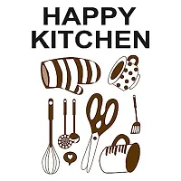 Trendy Happy Kitchen Large Self Adhesive Sticker Size-50Cm*70Cm-thumb1