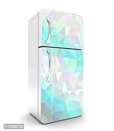 Psychedelic Collection Vinly HD 3D DesingDecorative Extra Large PVC Vinyl Fridge Sticker (Multicolor, 60 cm X 160 cm)_PCFS146_WP