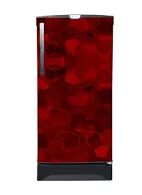 Psychedelic Collection Abstract Design Coloufull Flower Fridge Sticker(Multicolor Vinyl 120X60)-SD_PCFS394-thumb1