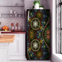 Psychedelic Collection Abstract Design Colorfull Decorative Fridge Sticker Multicolor Vinyl 120x60-SD_PCFS444-thumb4