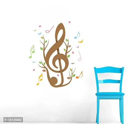 Trendy Creative Music Symbols Wall Sticker Multicolor Pvc Vinyl 75X70 Cm-thumb3